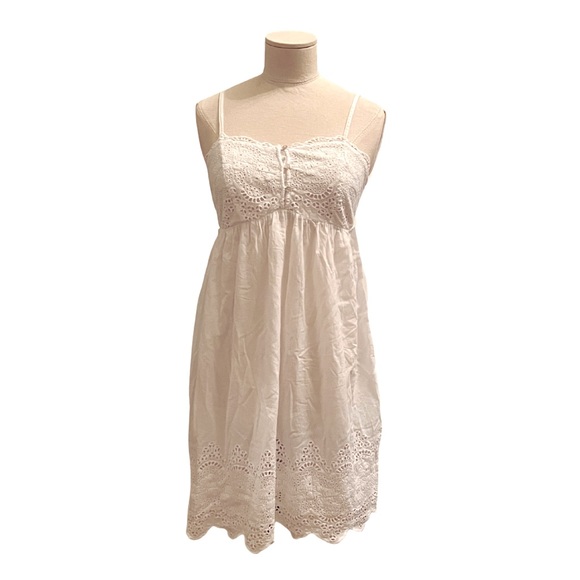 Rachel Ashwell Other - Rachel Ashwell White Cotton Eyelet Lace Slip Chemise Nightgown - XS